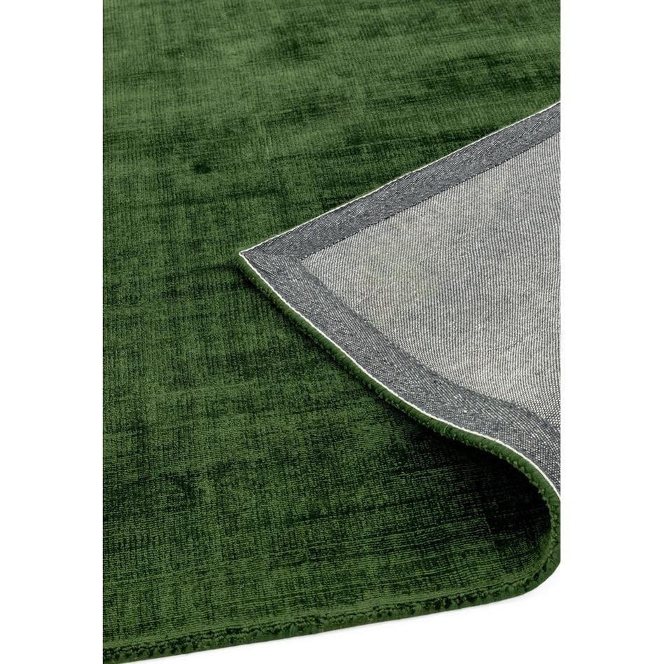 Tapis de salon moderne Uni LAME Vert - Novatrend