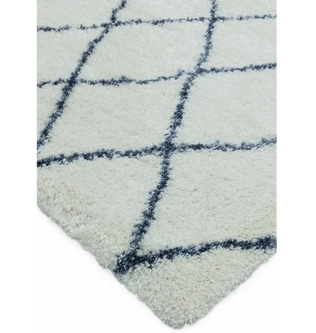 Tapis moderne style berbère BLUE DIAMOND - Novatrend