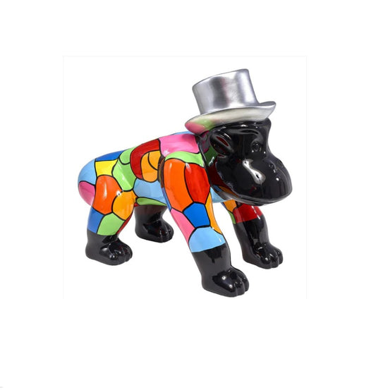 Sculpture statue moderne gorille CAPUCIN - Novatrend