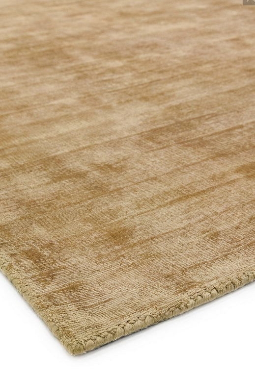 Alfombra Salón Moderna Uni LAME Oro