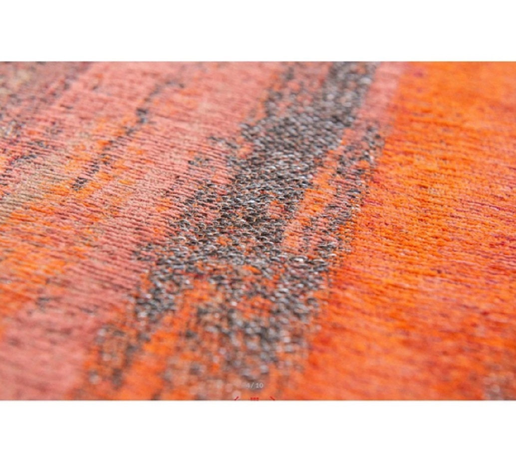 Tapis de salon coton Atlantic HIBISCUS RED - Novatrend