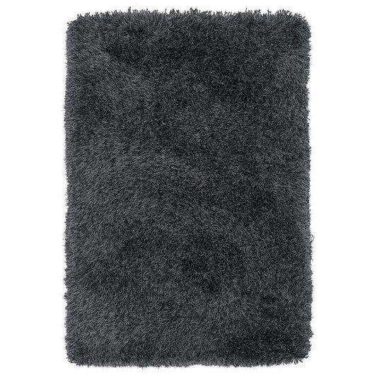 Tapis de salon shaggy FLOOD Noir - Novatrend