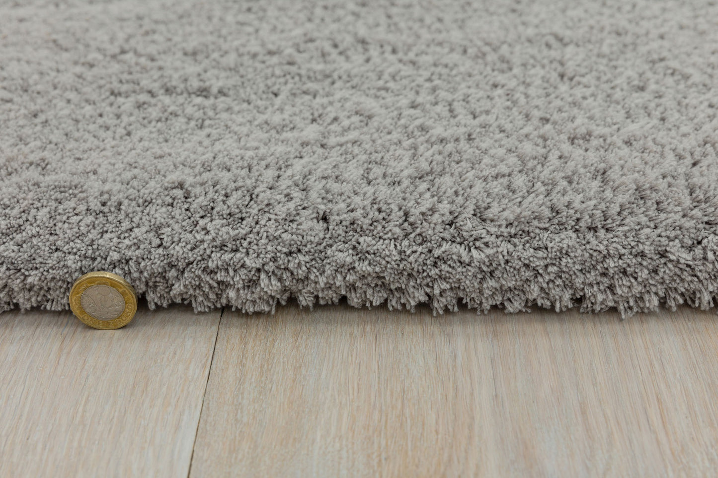 Tapis de salon shaggy moderne TITO Gris - Novatrend