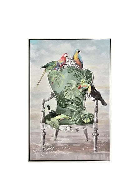 Impression sur toile cadre argent ARA - Novatrend