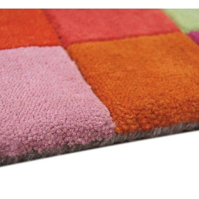 Tapis pure laine à motifs FLASHY BOXES - Novatrend