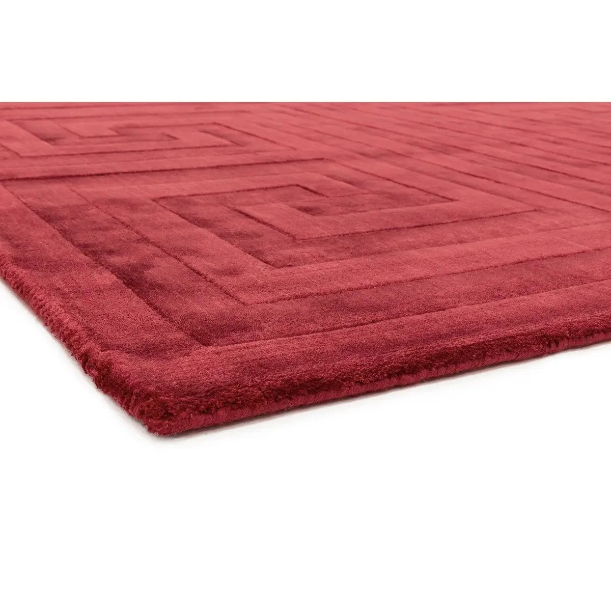 Tapis de salon moderne en viscose tissé main QUINSLEY - Novatrend