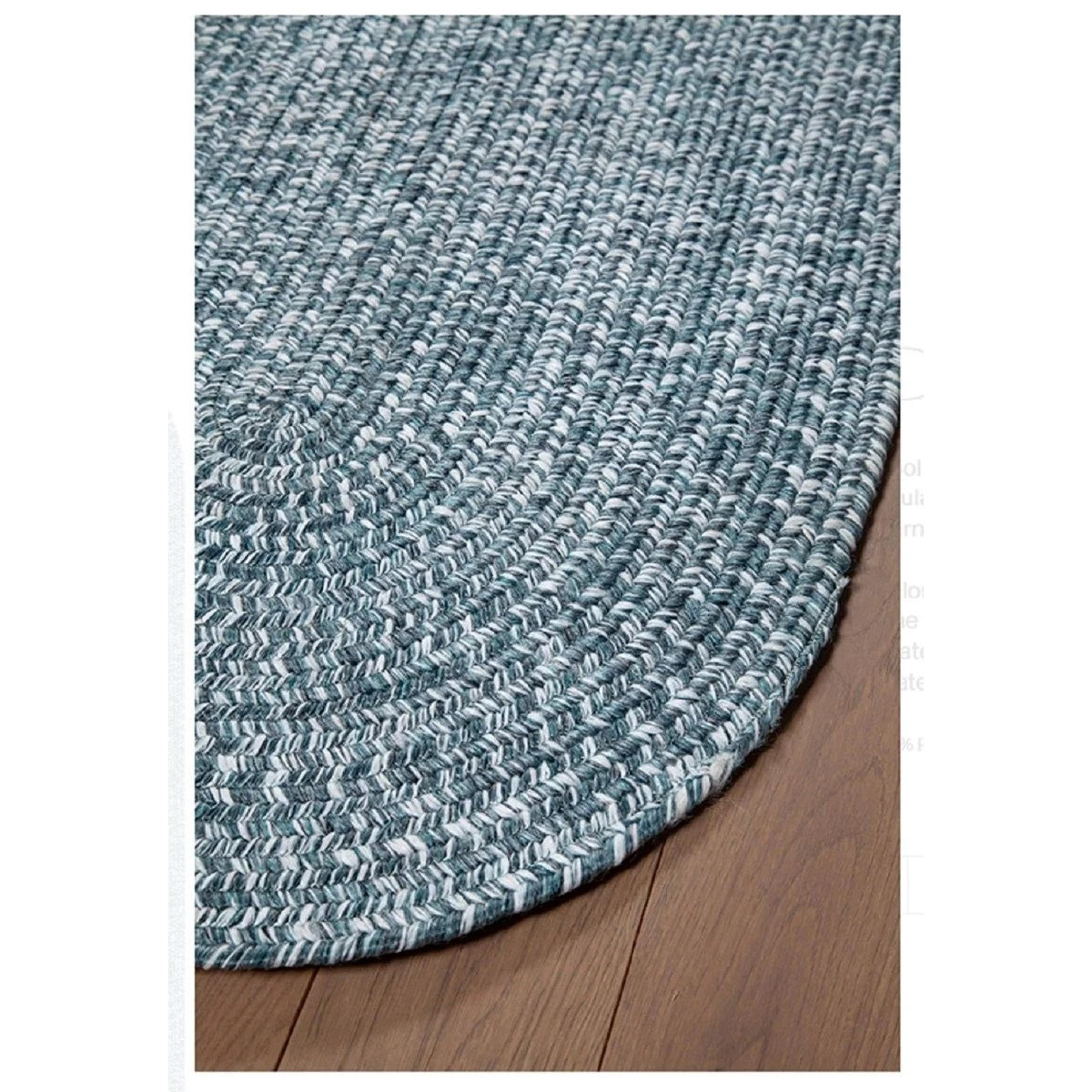 Tapis rond ou oval style jute intérieur extérieur JUTY