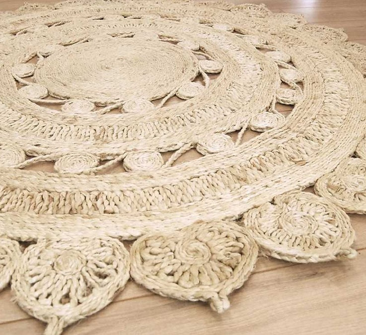 Tapis Rond style oriental JADE Beige - Novatrend