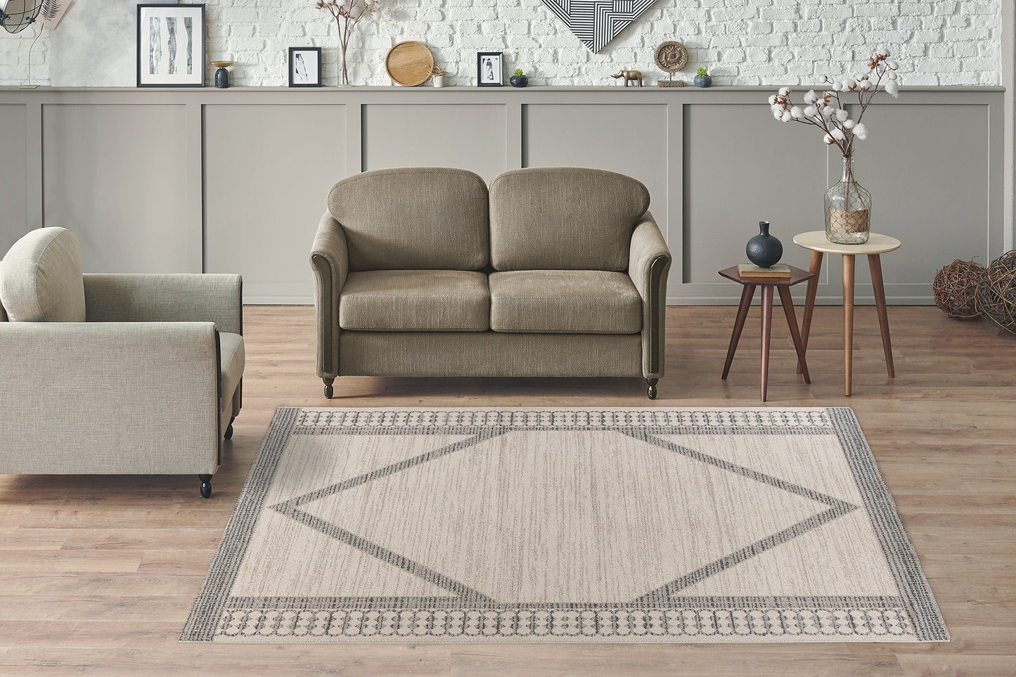 Tapis de salon moderne style nordique KEMAN