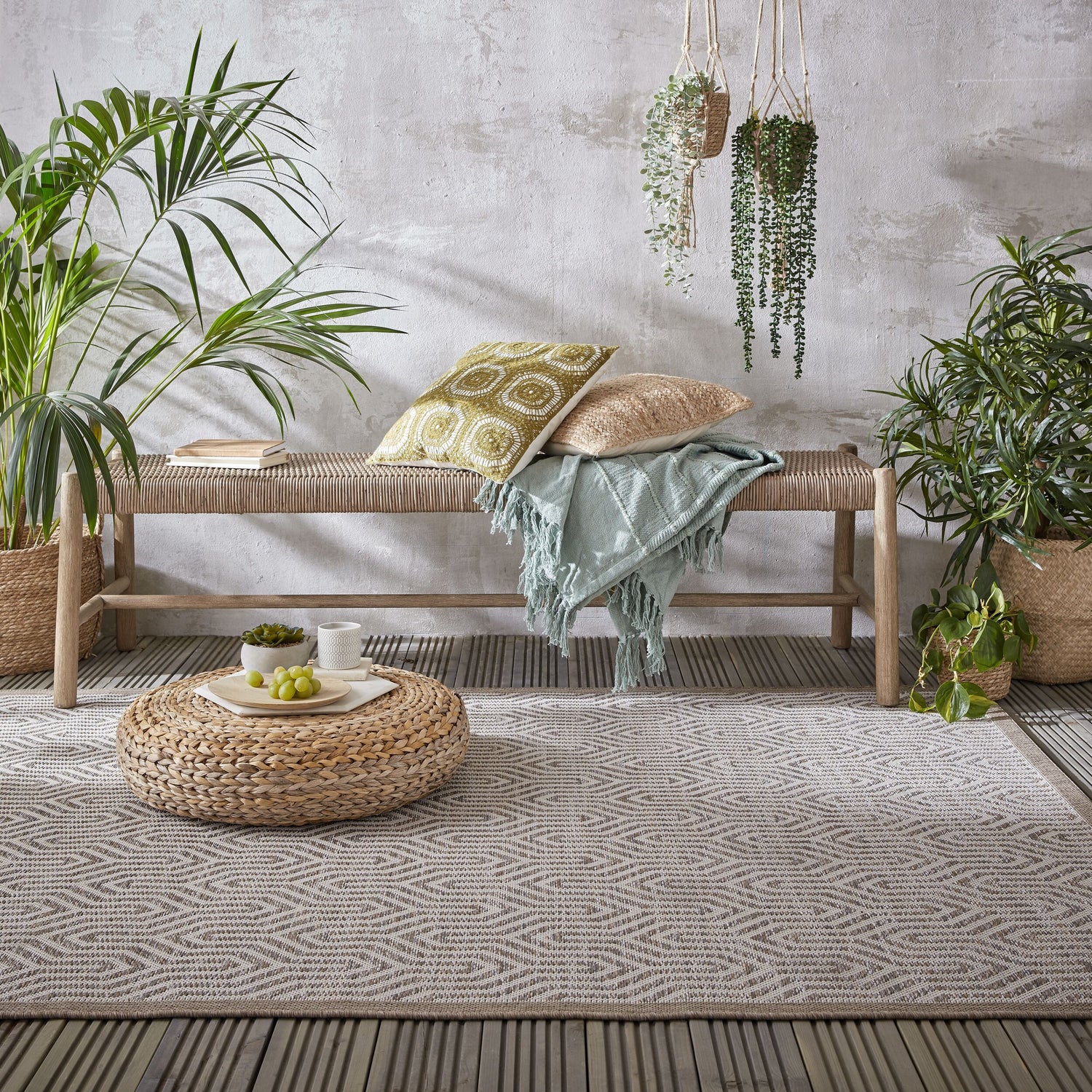 La Redoute Interieurs Tapis tissé plat en jute