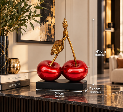 Escultura estatua moderna GOLDEN CHERRY