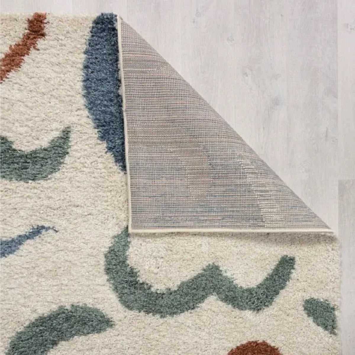 Tapis de salon moderne poils épais TWISTER