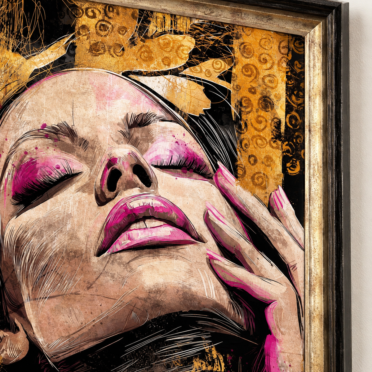 Tableau cadre en bois KATY