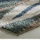 Tapis de salon moderne poils épais STREAMY
