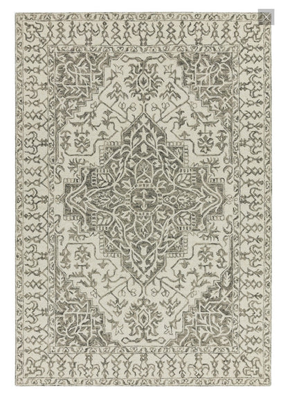 Tapis style orient en laine BONDI SMOKE