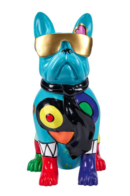 Sculpture moderne HIPPY DOG - 36 cm