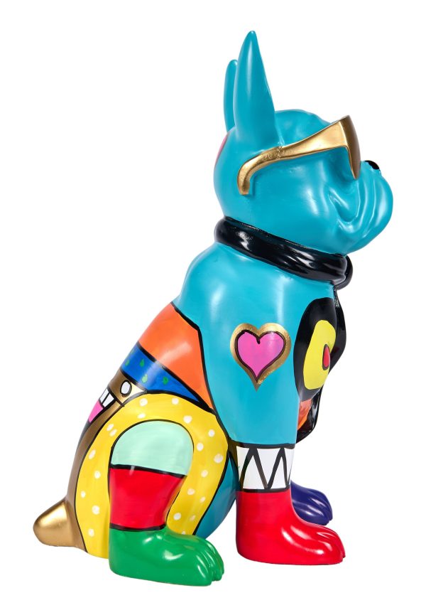 Sculpture moderne HIPPY DOG - 36 cm