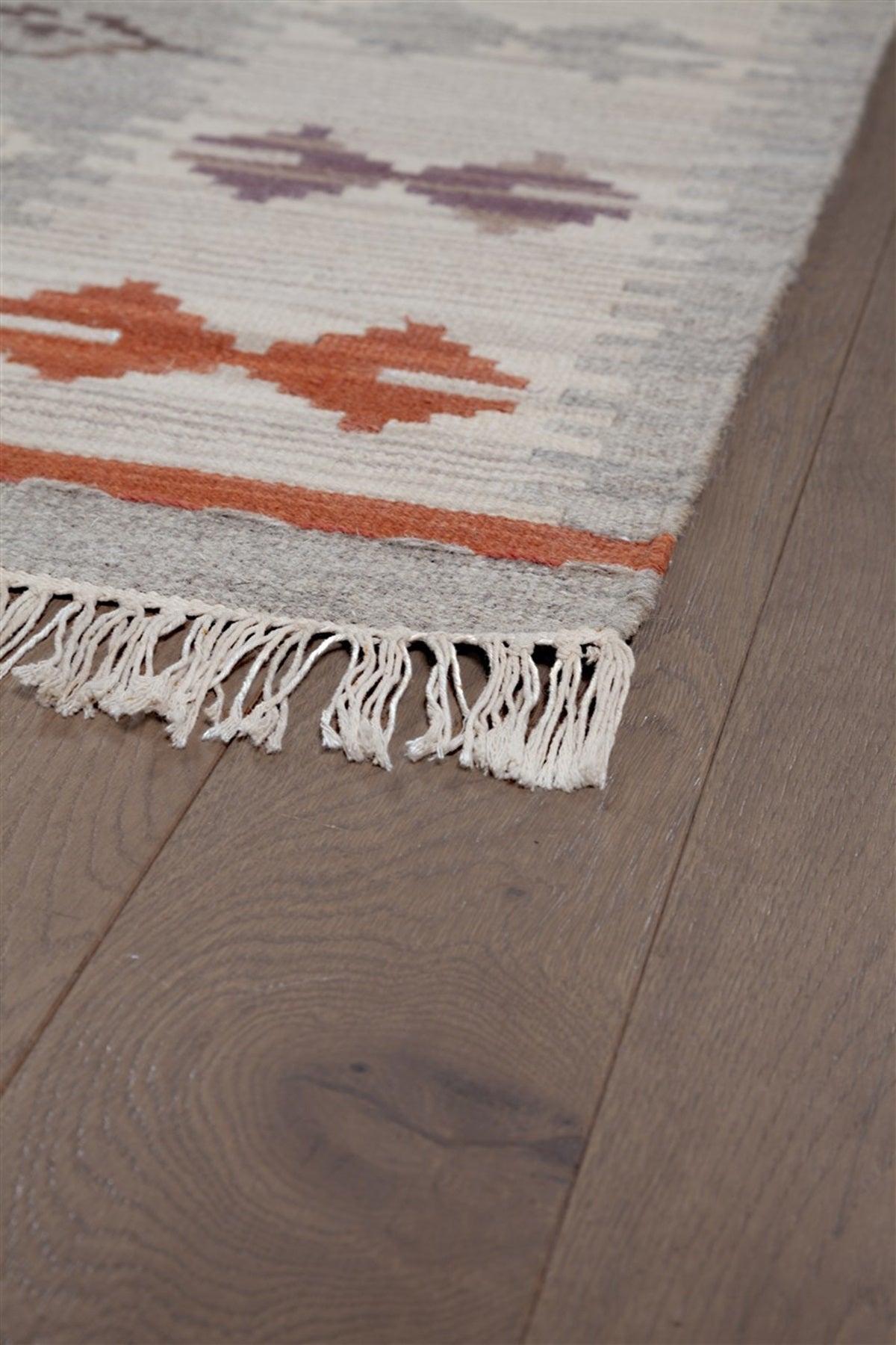 Alfombra kilim oriental de lana tejida a mano ZAGRA