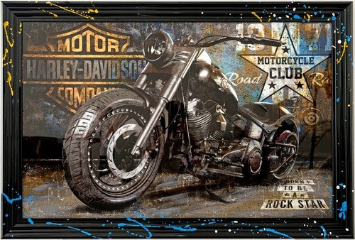 Tableau cadre en bois HARLEY