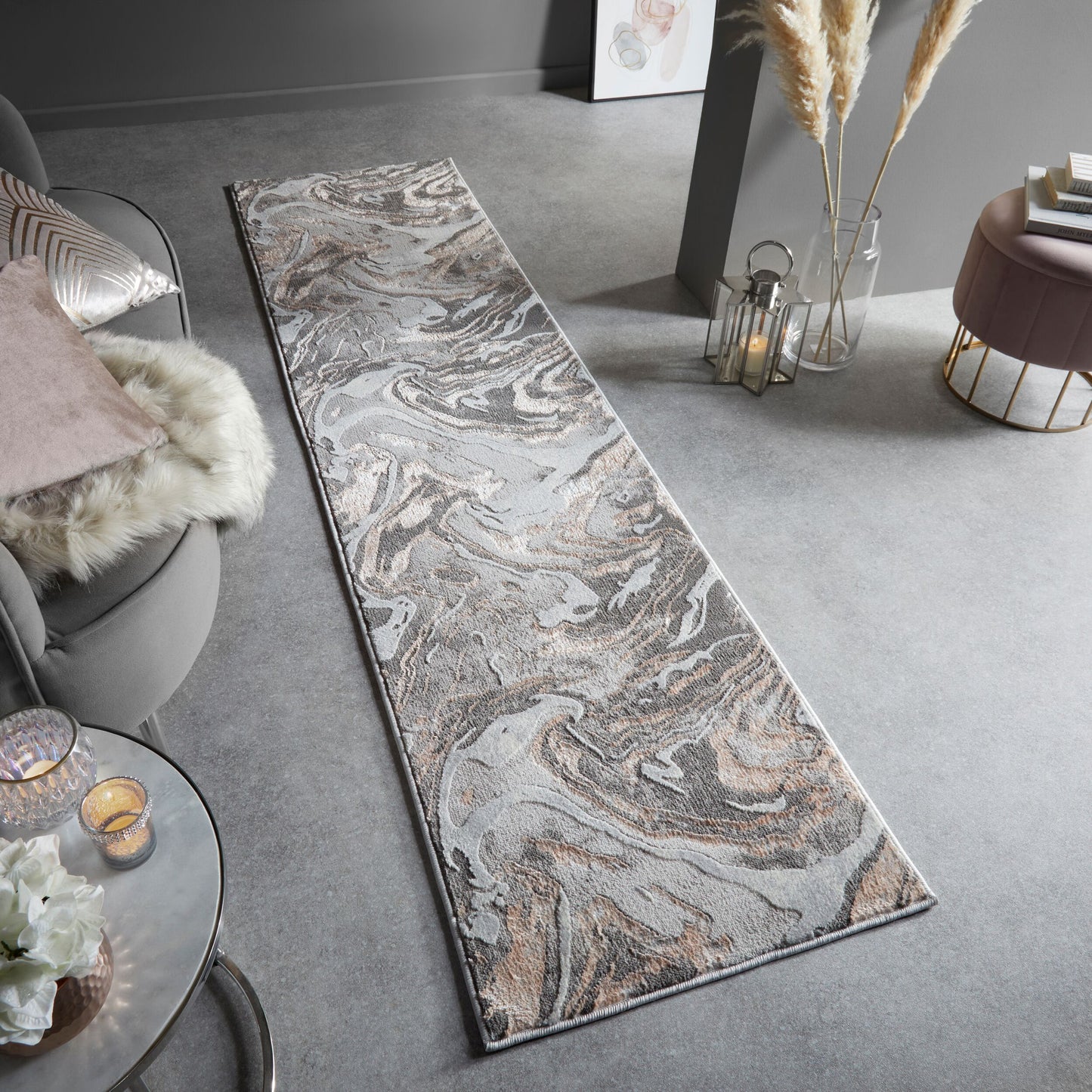 Tapis de couloir moderne tissé plat SIRE