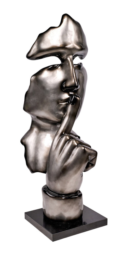Sculpture géante moderne SILENCE POP - 1m50