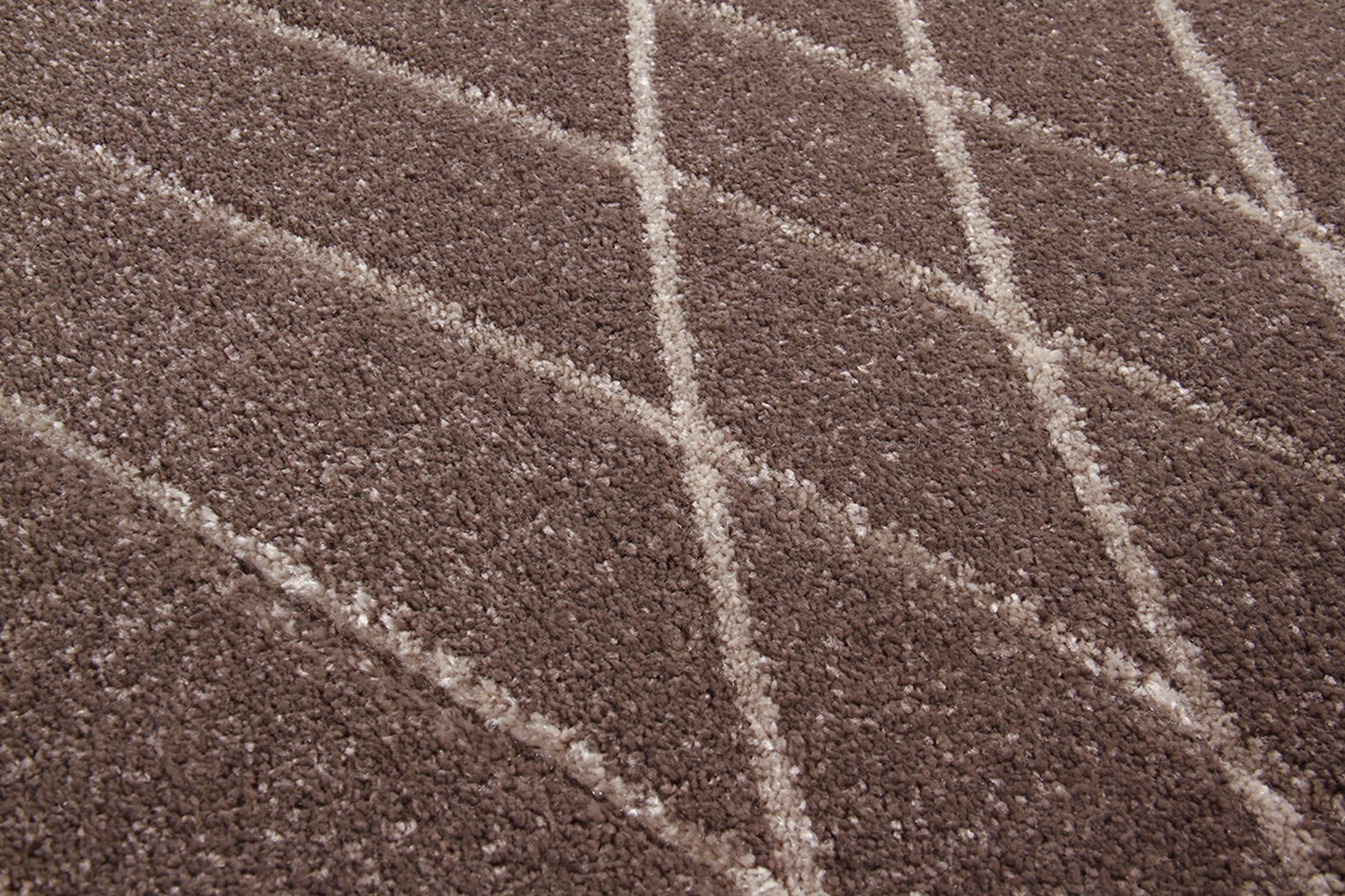 Tapis de salon moderne tissé plat BROWNIE