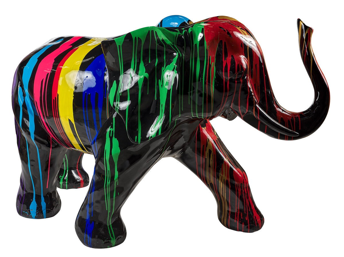 Escultura de estatua moderna de ELEFANTE LOCO