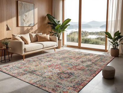 Tapis tissé plat style orient JANISERRY