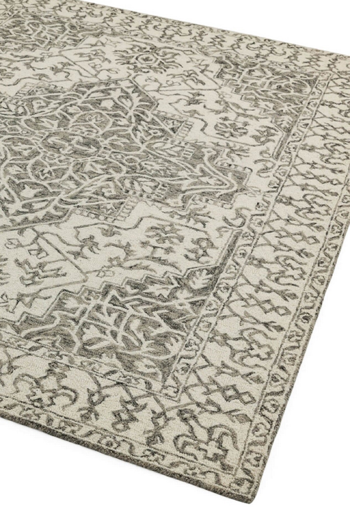 Alfombra de lana estilo oriental BONDI SMOKE