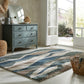 Tapis de salon moderne poils épais STREAMY