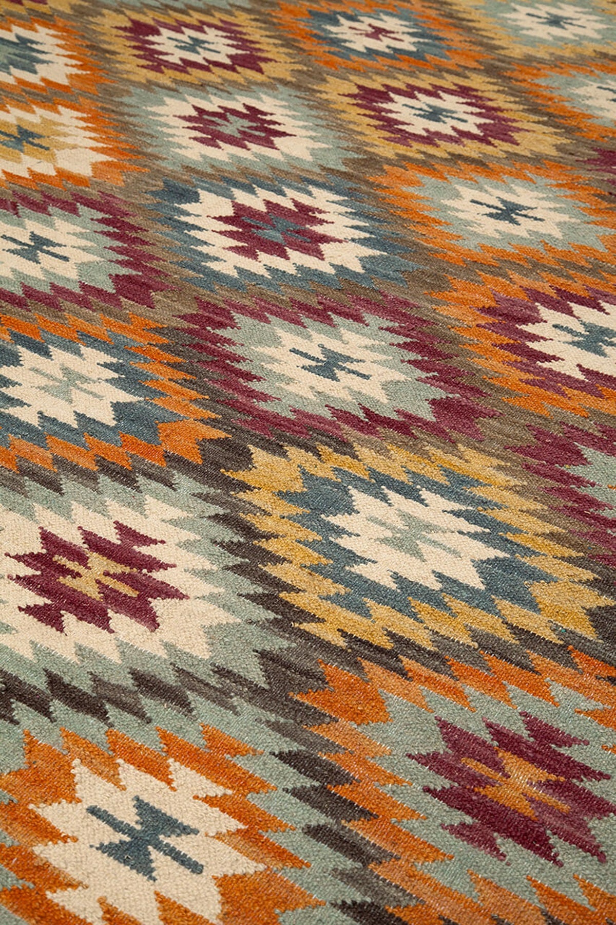 Alfombra kilim oriental de lana tejida a mano SOLAS