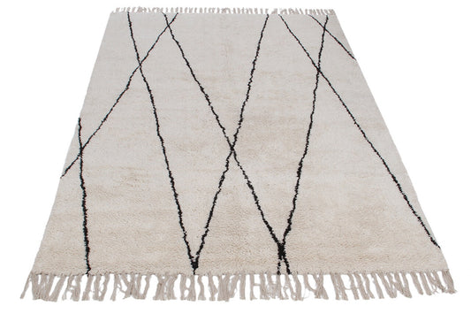 Tapis de style berbère tufté en coton REGA