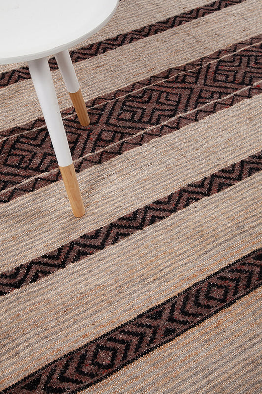 Tapis intérieur extérieur tissé plat SENSO