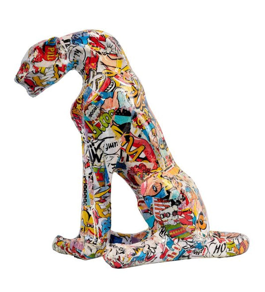 Escultura estatua moderna PANTHERA