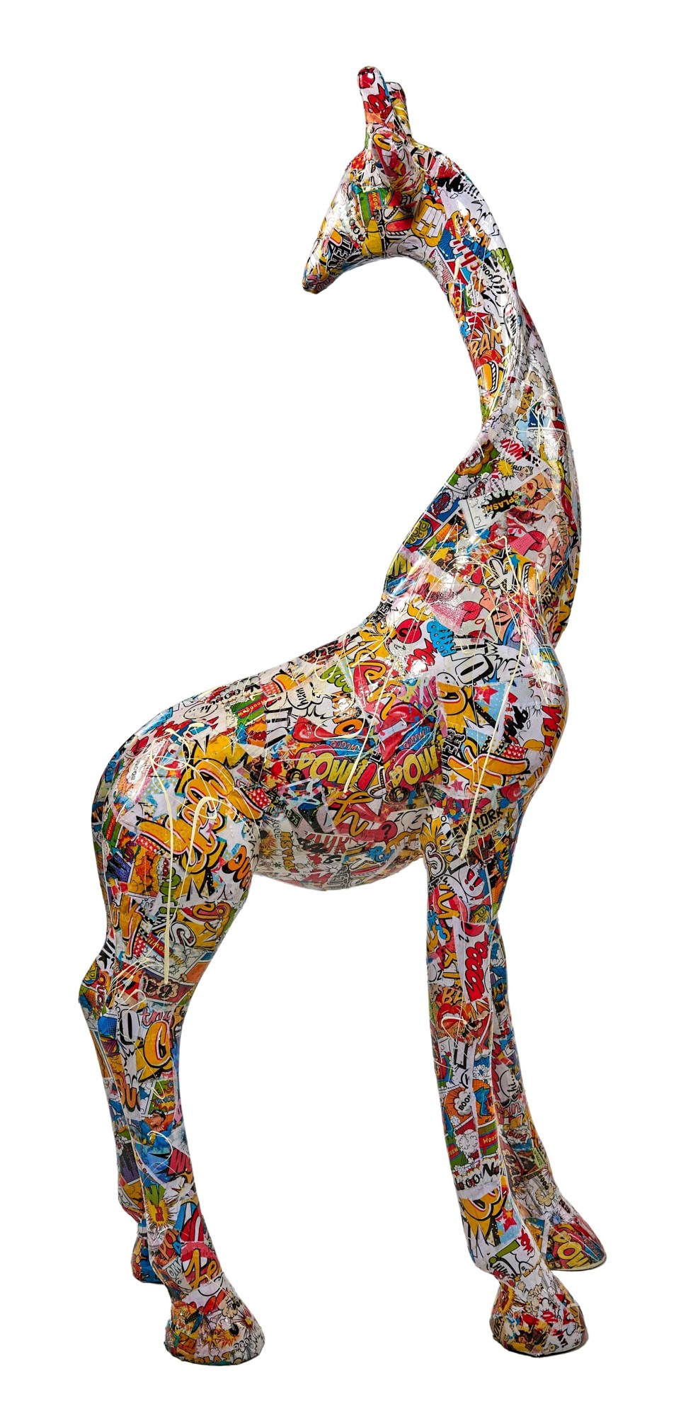 Gigante estatua moderna escultura CLOCK DANCER - 1m57