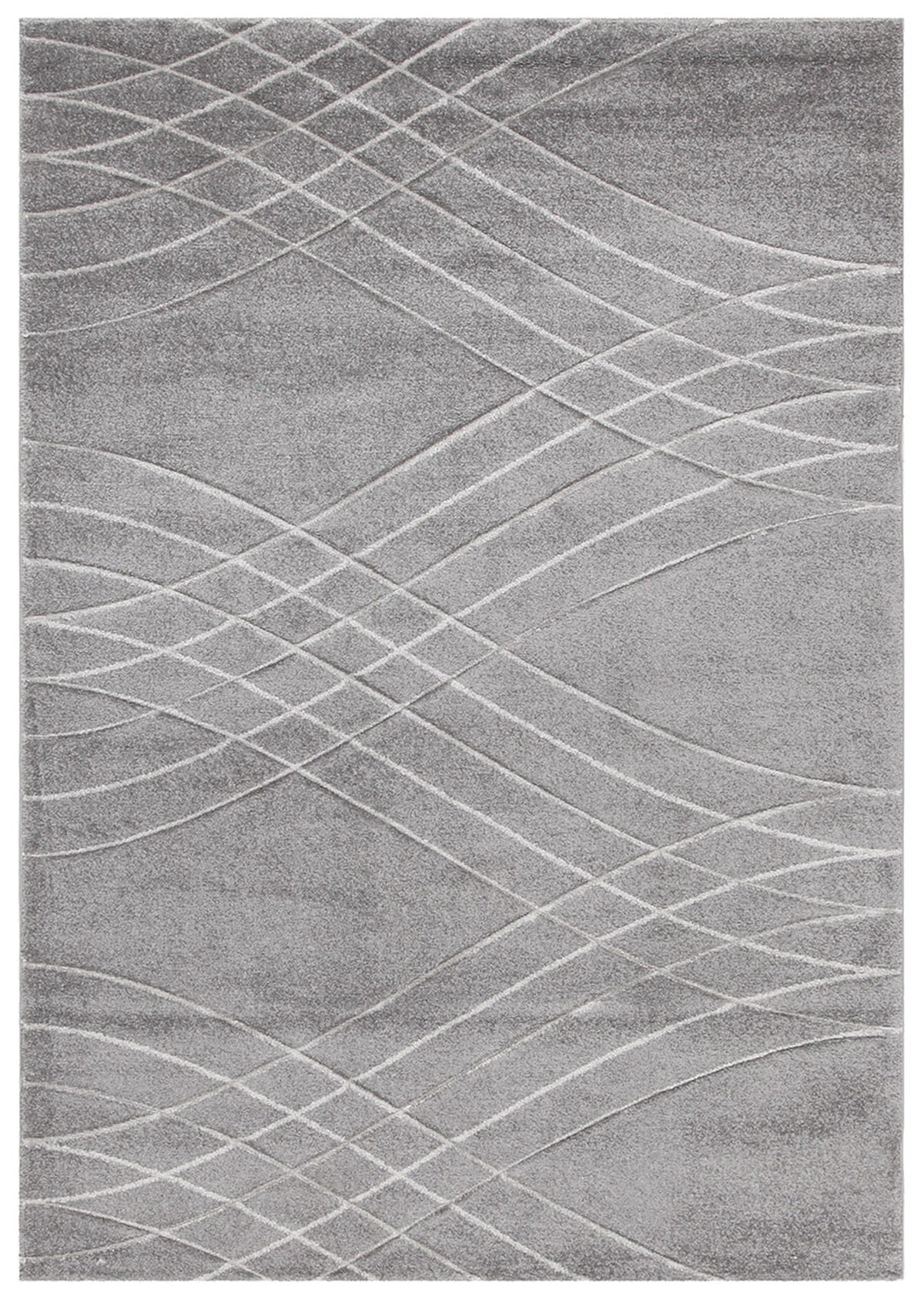 Tapis de salon moderne tissé plat BROWNIE