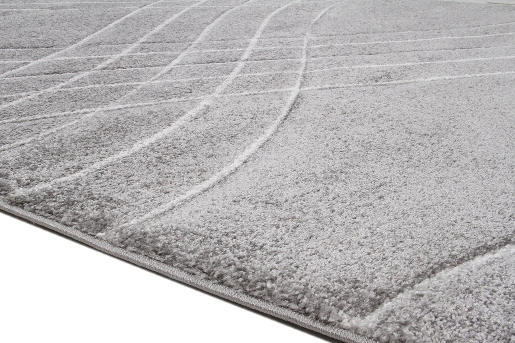 Tapis de salon moderne tissé plat BROWNIE