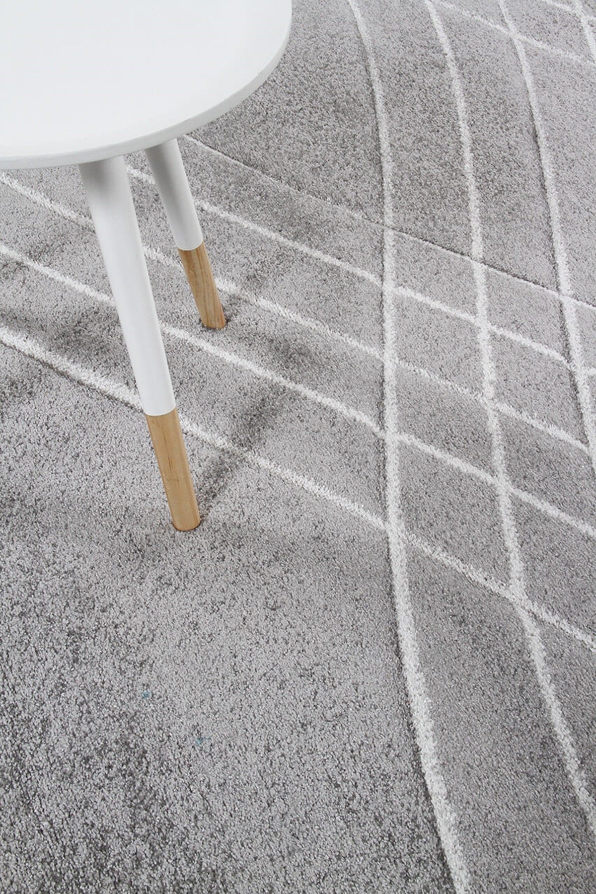 Tapis de salon moderne tissé plat BROWNIE