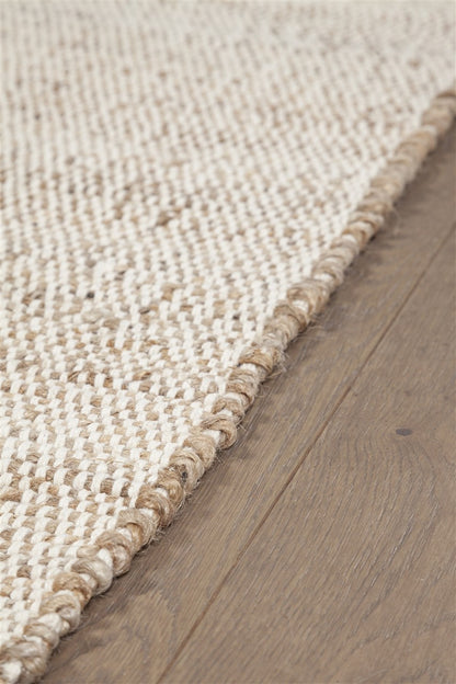 Tapis de salon jute tissé main BELLO