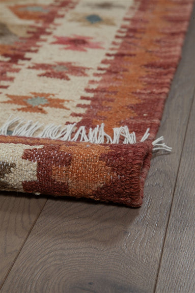 Tapis multicolore en laine noué main design Yara OFTB Tapis multicolore en laine noué main design Yara OFTB