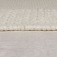 Tapis de salon design tressé en laine PILAT