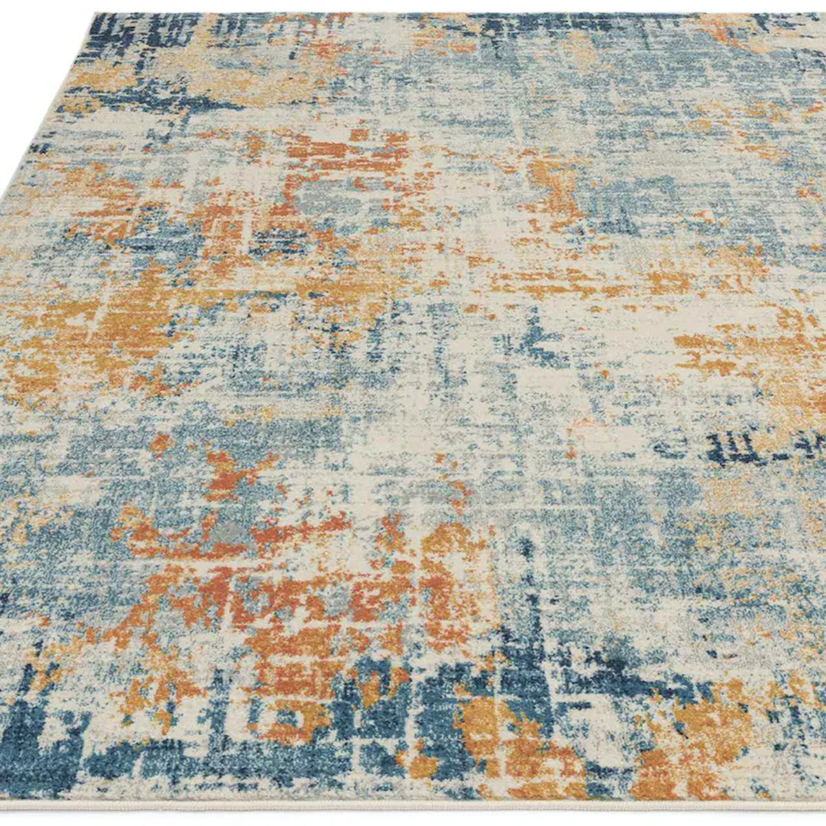 Tapis de salon moderne tissé plat MIRAGE