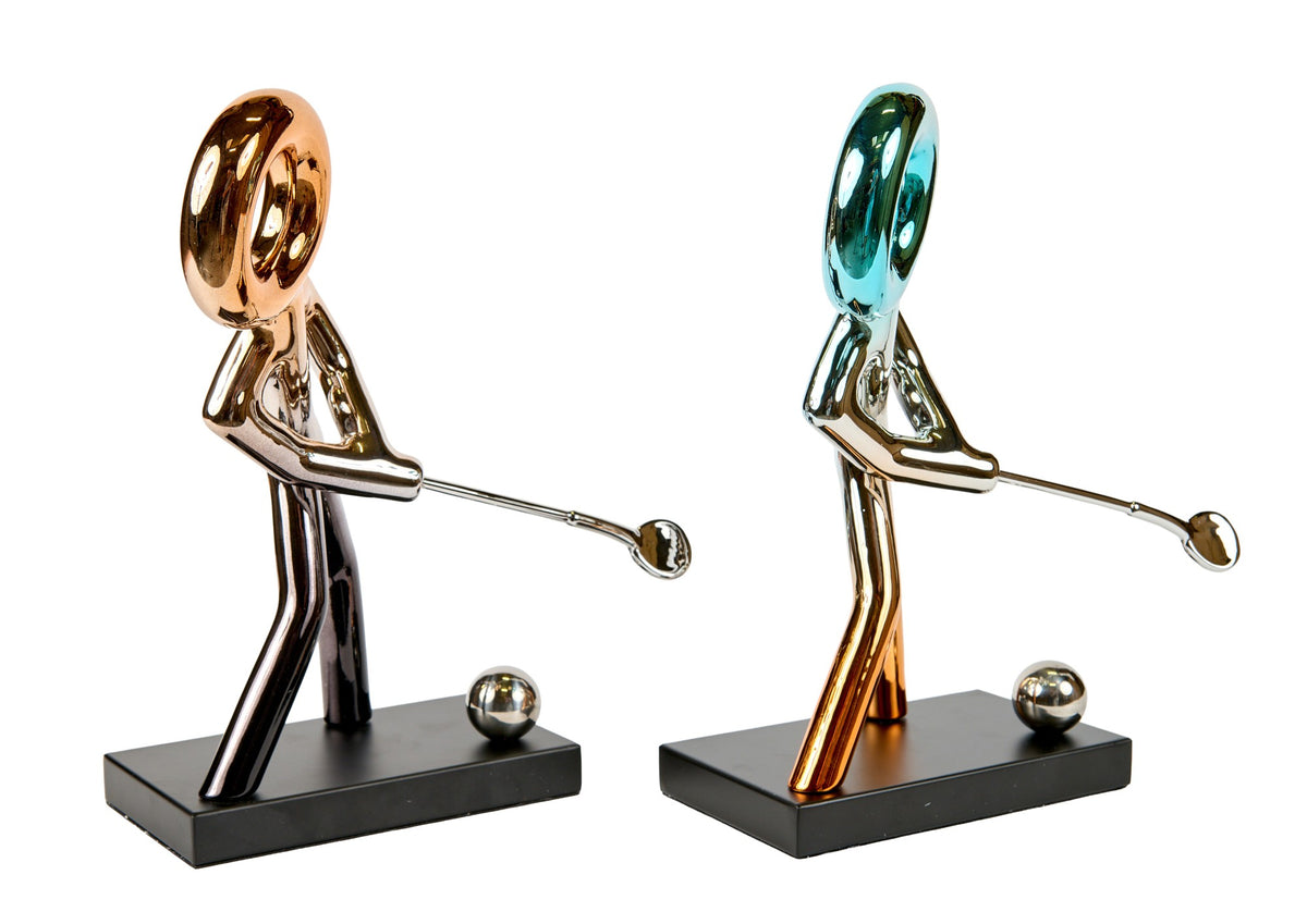 Escultura de estatua moderna de Jacksons - juego de 2