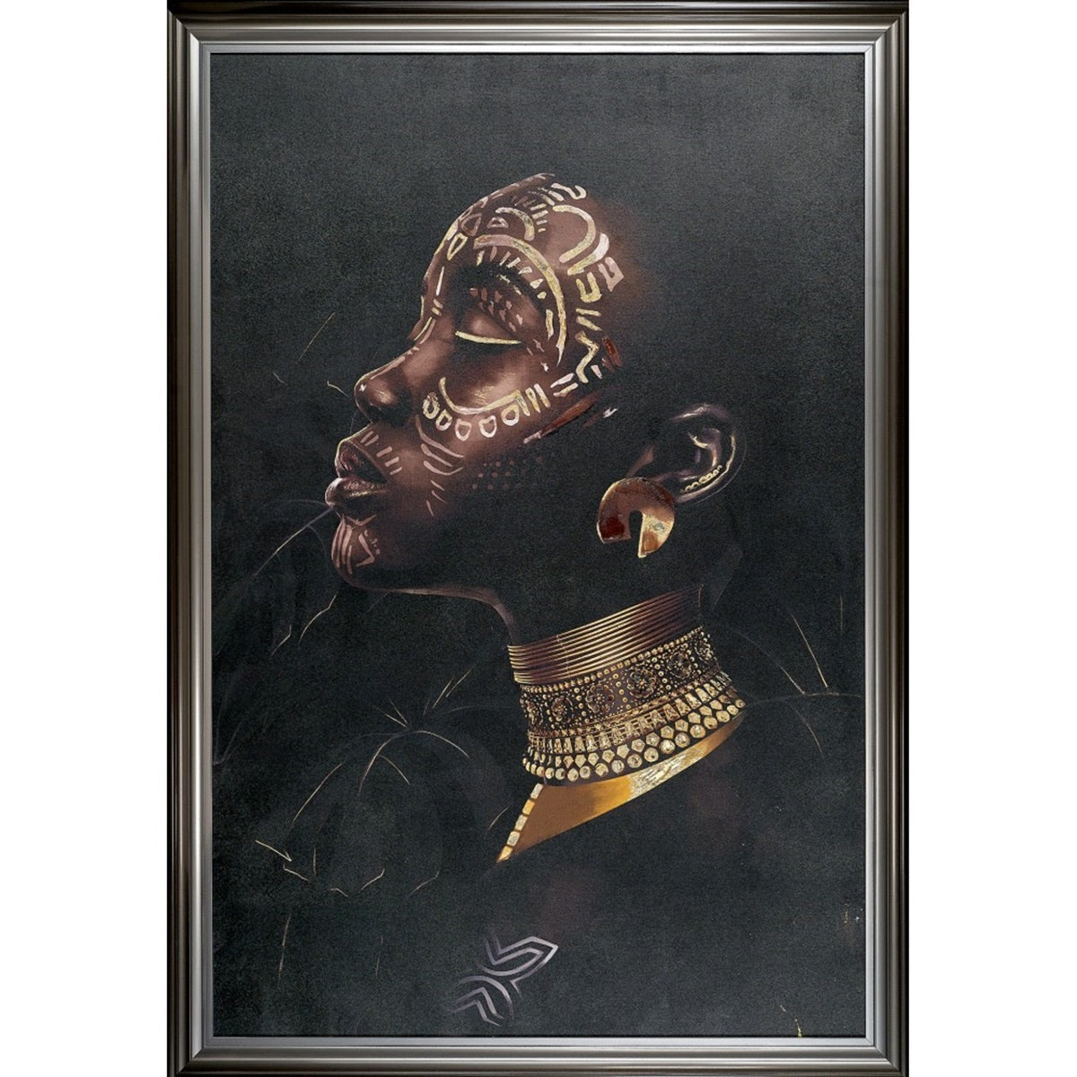 Tableau cadre en bois GOLDEN QUEEN