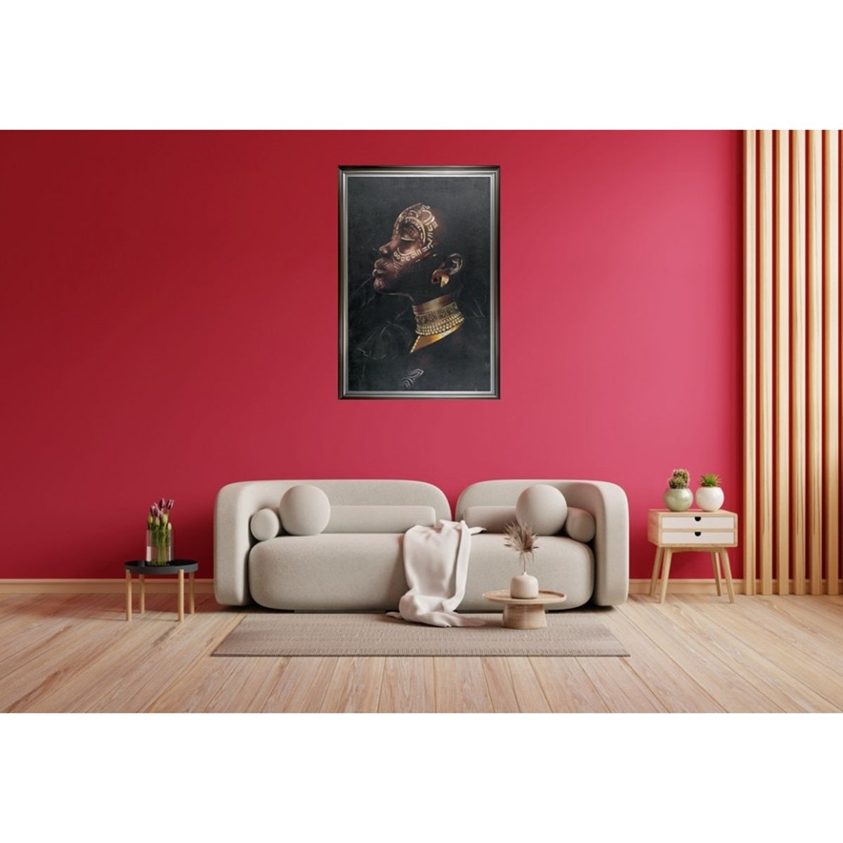 Tableau cadre en bois GOLDEN QUEEN