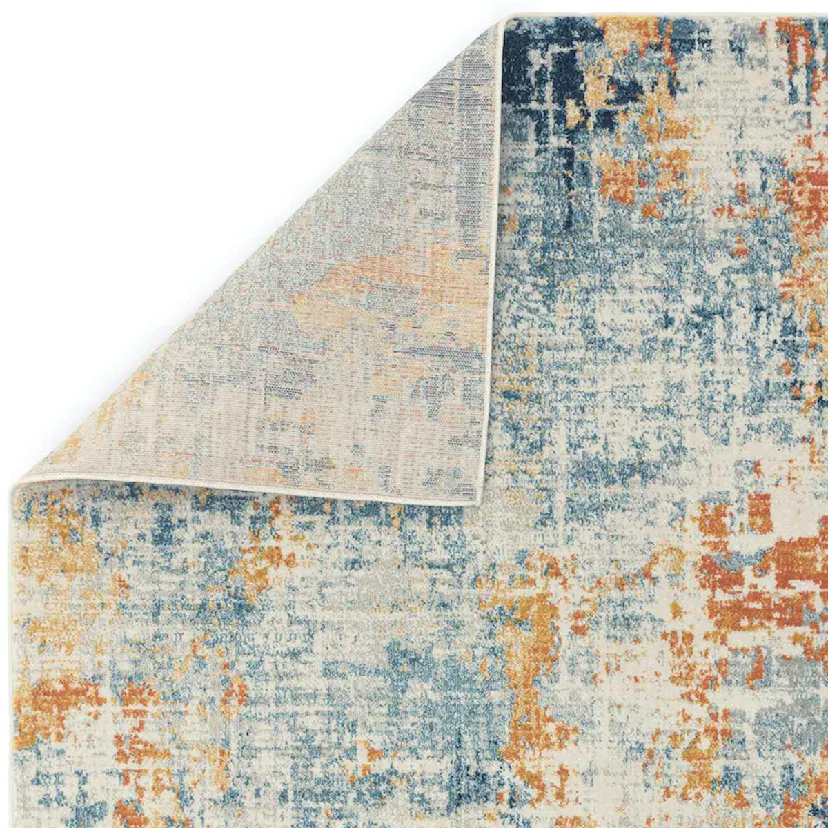 Tapis de salon moderne tissé plat MIRAGE