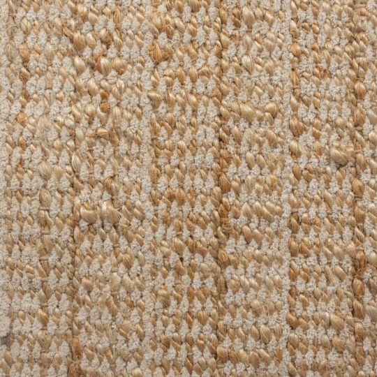 Alfombra Chenilla Algodón y Yute ARROW Beige
