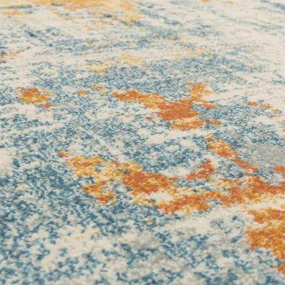 Tapis de salon moderne tissé plat MIRAGE