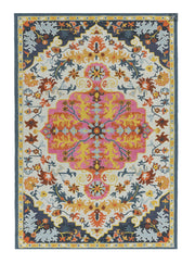 Tapis style orient en laine BONDI MEDAILLON