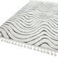 Tapis de salon moderne à franges RIDGE